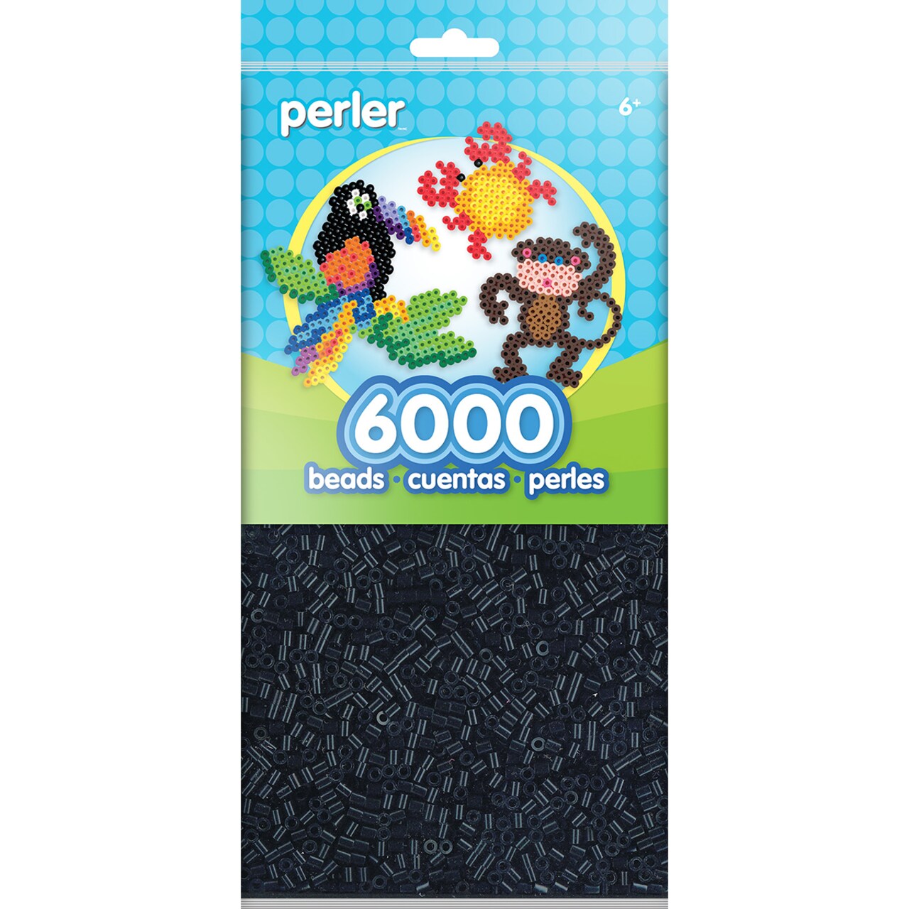 Perler Beads 6 000 Pkg Black Michaels